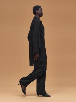 "En Desordre Fils Coupes" wide shirt, View: Worn, worn, view 2 of 6