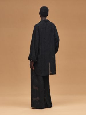 "En Desordre Fils Coupes" wide shirt, View: Worn, worn, view 3 of 6