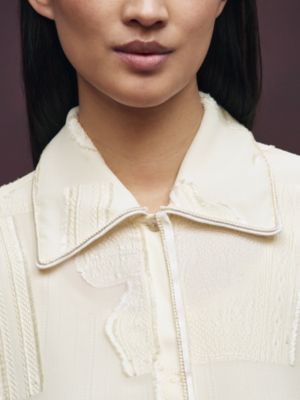 Chemise ample imprimé «&nbsp;En Désordre Fils Coupés&nbsp;», Vue: Vue portée, worn, vue 5 sur 6