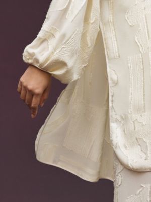 Chemise ample imprimé «&nbsp;En Désordre Fils Coupés&nbsp;», Vue: Vue portée, worn, vue 6 sur 6