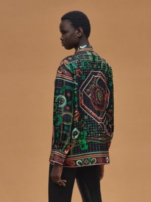 "Porte-Bonheur Bandana" shirt, View: Worn, worn, view 3 of 5