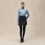 Equestrian shirt, bleu adriatique