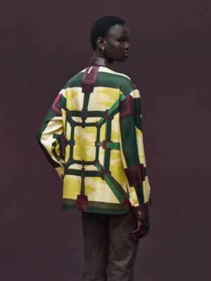 Chemise imprimé «&nbsp;Perspective&nbsp;», Vue: Vue portée, worn, vue 3 sur 4