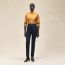 Masculine shirt, marron ocre