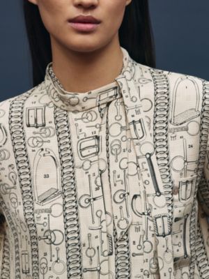 "Cahier du Colporteur" shirt, View: Worn, worn, view 5 of 6
