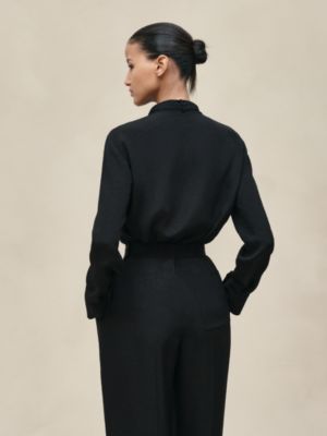 애스콧 칼라 셔츠, 보기: 이미지: 제품 착용 이미지, worn, 4개 중 6번째 보기