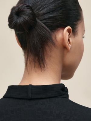 애스콧 칼라 셔츠, 보기: 이미지: 제품 착용 이미지, worn, 6개 중 6번째 보기