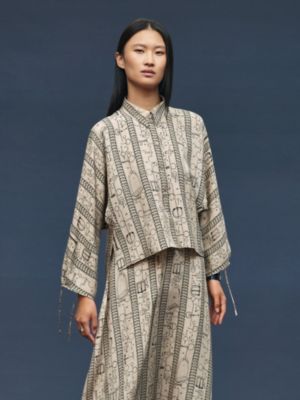"Cahier du Colporteur" blouse, View: Worn, worn, view 2 of 5