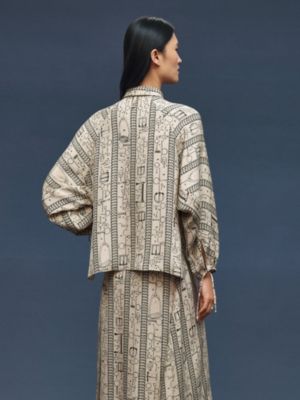 "Cahier du Colporteur" blouse, View: Worn, worn, view 3 of 5