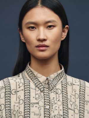 "Cahier du Colporteur" blouse, View: Worn, worn, view 4 of 5