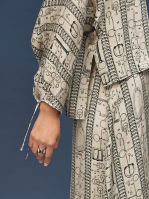 "Cahier du Colporteur" blouse, View: Worn, worn, view 5 of 5
