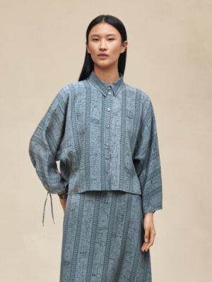 "Cahier du Colporteur" blouse, View: Worn, worn, view 2 of 5