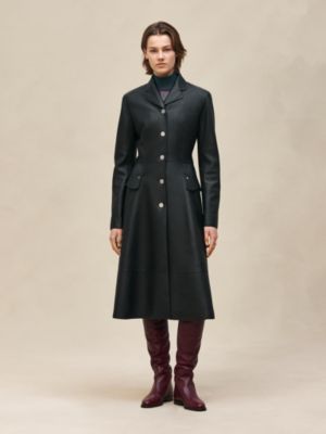 승마 가죽 코트, 보기: 이미지: 제품 착용 이미지, worn, 5개 중 9번째 보기