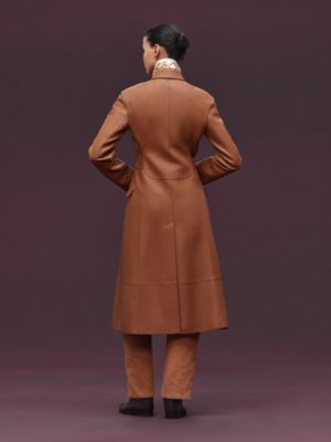 승마 가죽 코트, 보기: 이미지: 제품 착용 이미지, worn, 3개 중 7번째 보기