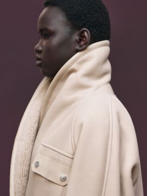 가죽 코트, 보기: 이미지: 제품 착용 이미지, worn, 6개 중 9번째 보기