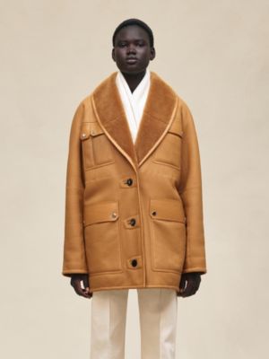 가죽 코트, 보기: 이미지: 제품 착용 이미지, worn, 2개 중 7번째 보기