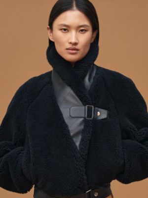 Short leather coat, View: Worn, worn, view 4 of 7