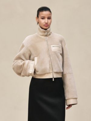 Short leather coat, View: Worn, worn, view 2 of 8