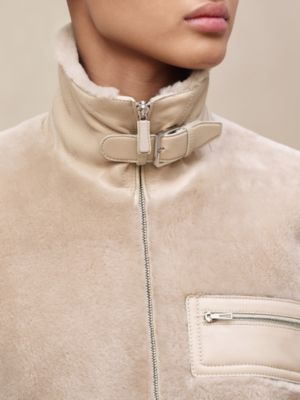 Short leather coat, View: Worn, worn, view 7 of 8