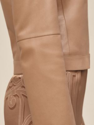 Jaqueta biker em couro, Exibir: Sendo usado, worn, visualizar 5 de 5