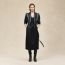 Wrap leather suit jacket, noir, We will notify you when this product is back in stock