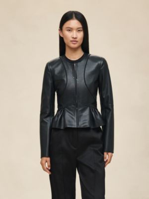 Leather jacket, View: Worn, worn, view 2 of 6