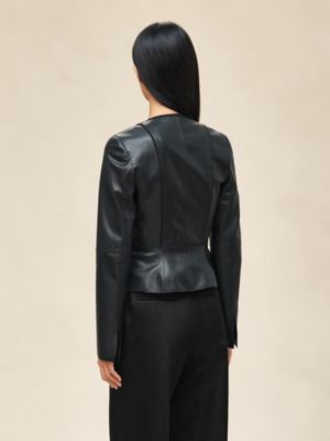 Leather jacket, View: Worn, worn, view 3 of 6