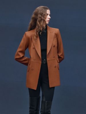 가죽 랩 수트 재킷, 보기: 이미지: 제품 착용 이미지, worn, 3개 중 8번째 보기