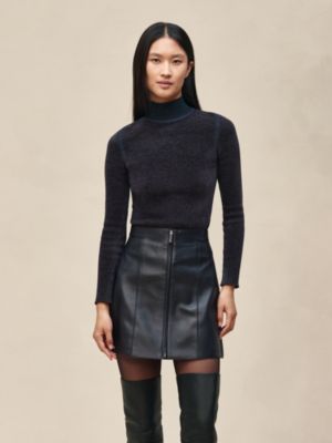 Mini-jupe trapèze, Vue: Vue portée, worn, vue 3 sur 6