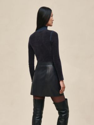Mini-jupe trapèze, Vue: Vue portée, worn, vue 4 sur 6