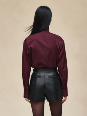 Short en cuir, Vue: Vue portée, worn, vue 3 sur 5