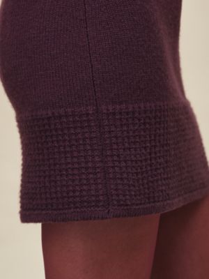 Saia curta em cashmere, Exibir: Sendo usado, worn, visualizar 5 de 5