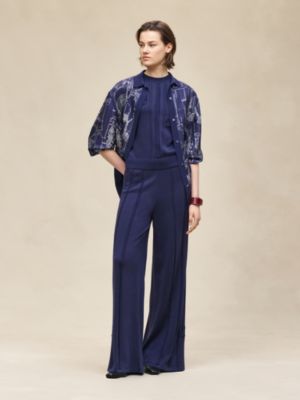 Pantalones anchos con motivo "Étriers Remix"