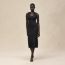 Long sleeveless dress, noir, We will notify you when this product is back in stock