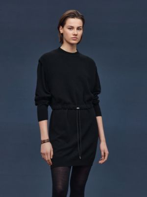 캐시미어 미디 드레스, 보기: 이미지: 제품 착용 이미지, worn, 2개 중 6번째 보기