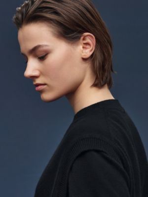 캐시미어 미디 드레스, 보기: 이미지: 제품 착용 이미지, worn, 5개 중 6번째 보기