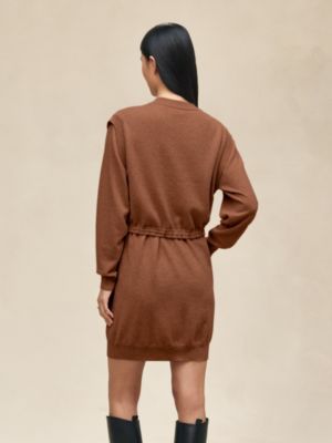 캐시미어 미디 드레스, 보기: 이미지: 제품 착용 이미지, worn, 3개 중 6번째 보기