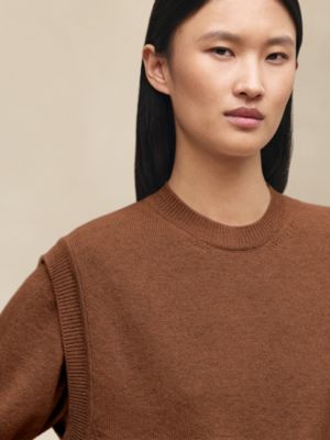 캐시미어 미디 드레스, 보기: 이미지: 제품 착용 이미지, worn, 4개 중 6번째 보기