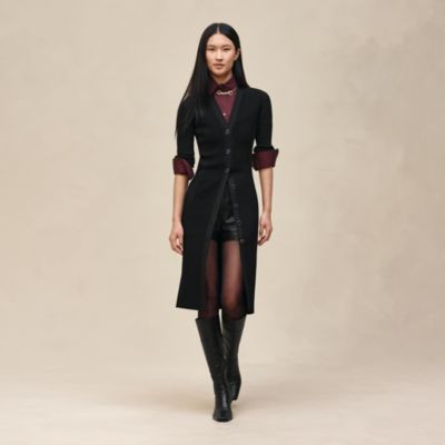 Mid-length buttoned dress