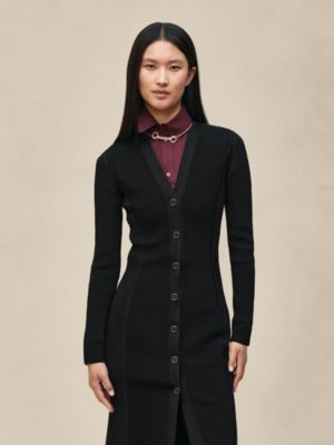 Mid-length buttoned dress, View: Worn, worn, view 4 of 7