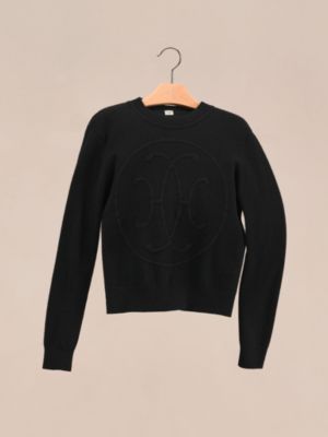 Cashmere "H Lift" long-sleeve sweater, View: front, front, view 6 of 6