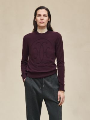 Langärmeliger Pullover mit "H Lift"-Motiv, Ansicht: Getragene Ansicht, worn, Ansicht 2 von 5