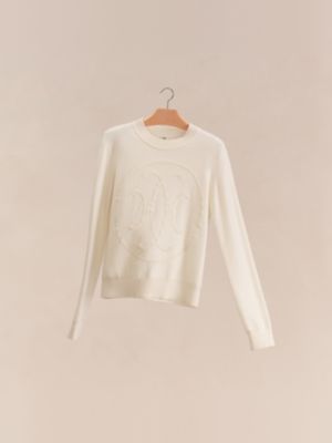 Cashmere "H Lift" long-sleeve sweater, View: front, front, view 6 of 6