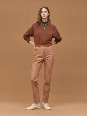 High collar sweater
