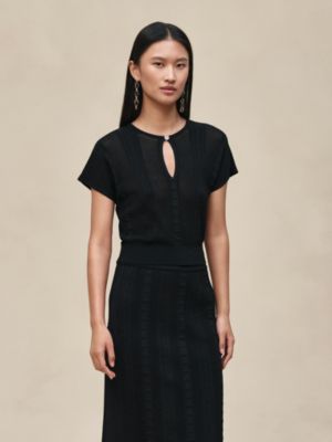 Short-sleeve sweater, View: Worn, worn, view 2 of 5
