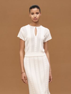 Short-sleeve sweater, View: Worn, worn, view 3 of 6