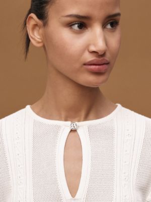 Short-sleeve sweater, View: Worn, worn, view 5 of 6