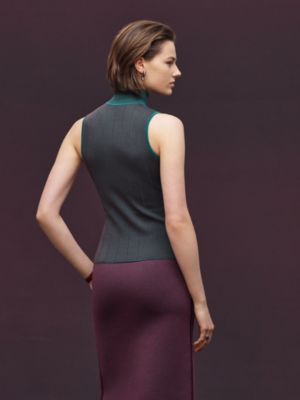 Sleeveless sweater, View: Worn, worn, view 3 of 5