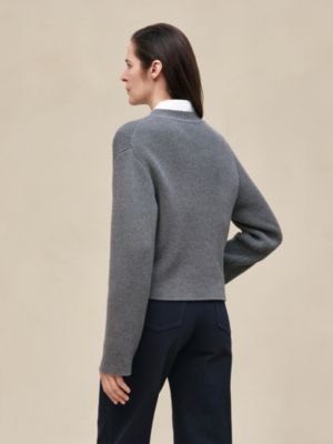 Long-sleeve sweater, View: Worn, worn, view 4 of 6
