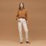 Pull manches longues, marron ocre